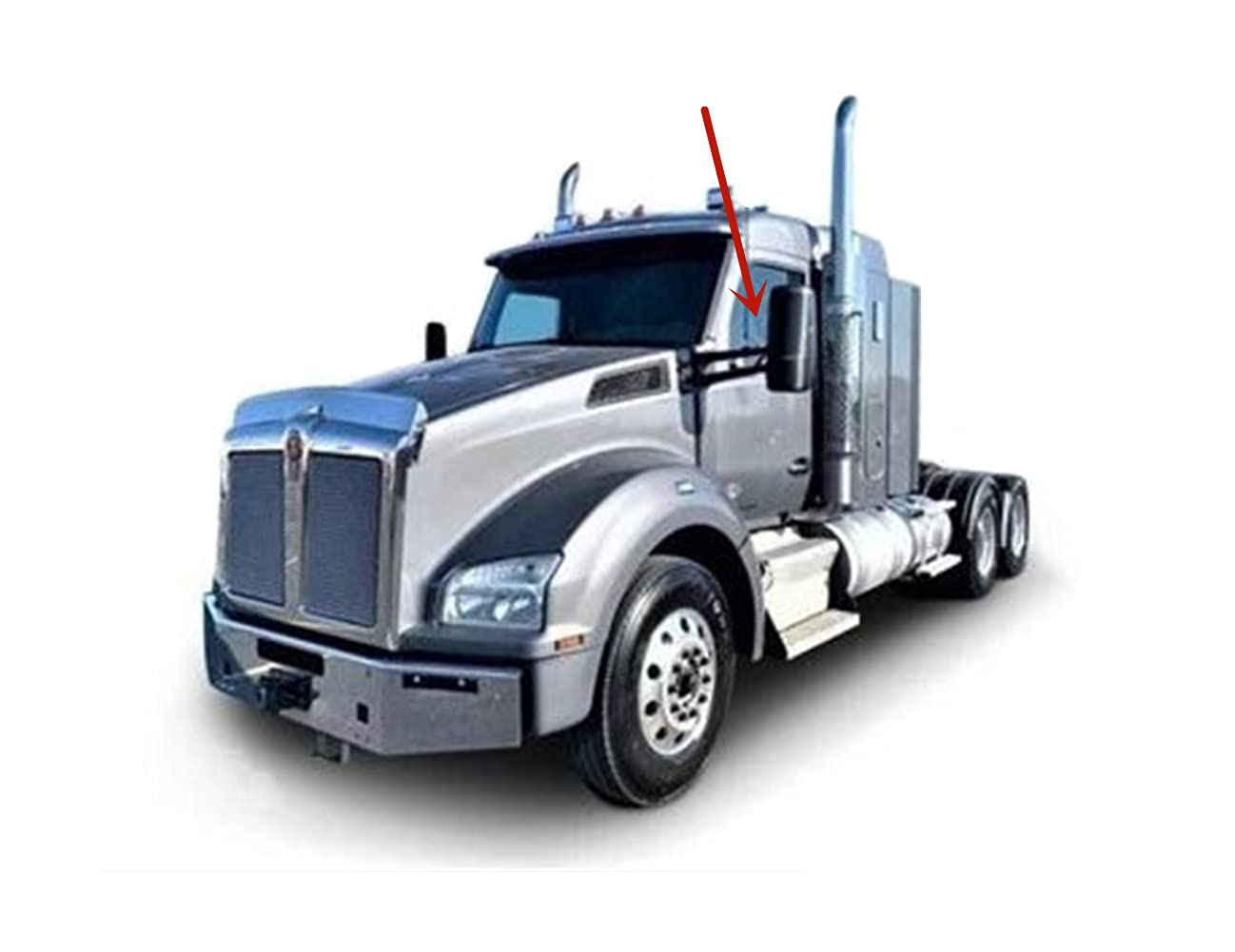 Driver Left Side Front Door Window Door Glass Compatible with Kenworth T680/T880 2012-2021 Models