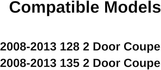 Driver Left Side Door Window Door Glass Compatible with BMW 128i 135i 2 Door Coupe 2008-2013 Models