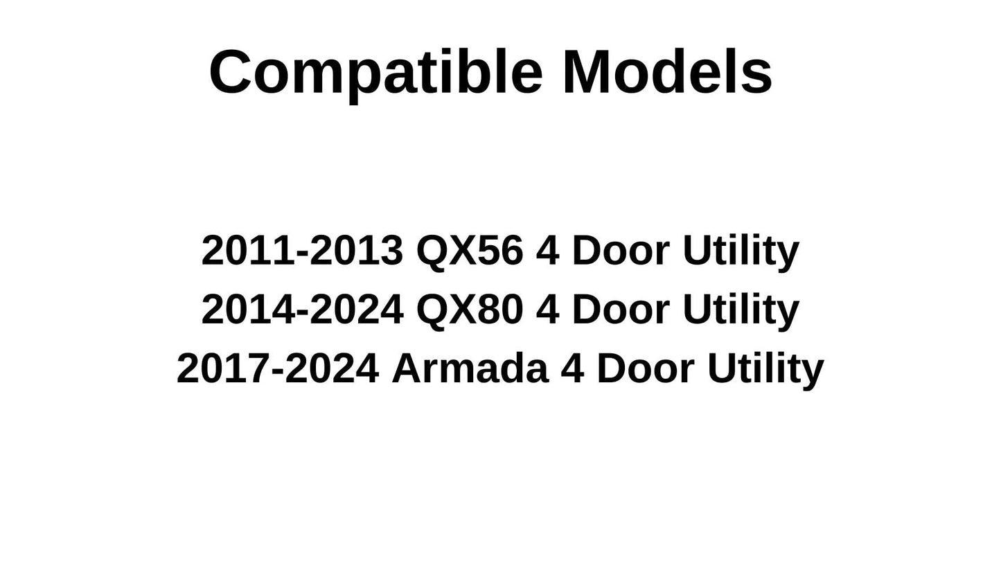 Tempered Passenger Right Side Rear Door Window Door Glass Compatible with Infiniti QX56 2011-2013, QX80 2014-2024, Nissan Armada 2017-2024 Models