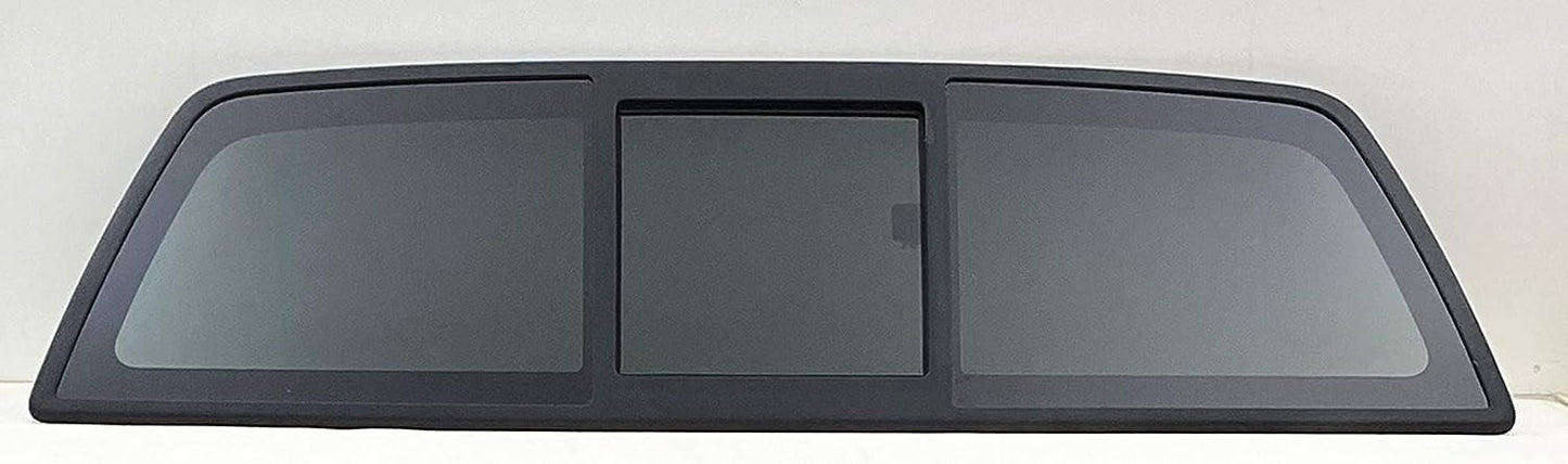 Rear Back Manual Slider Window Glass Compatible with Kia Rondo Ford F150 2004-2014 Models (Not for F150Heritage)