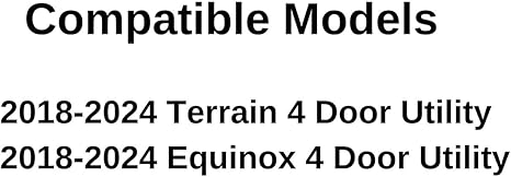 Driver Left Side Front Door Window Door Glass Compatible with GMC Terrain/Chevrolet Equinox 2018-2024 Models