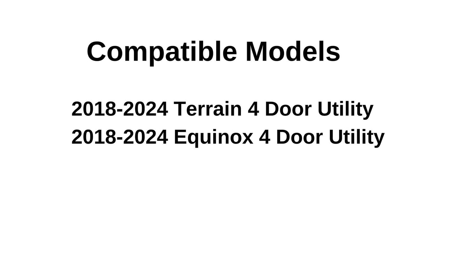 Passenger Right Side Front Door Window Door Glass Compatible with GMC Terrain/Chevrolet Equinox 2018-2024 Models