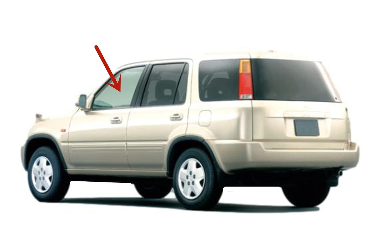 Driver Left Side Front Door Window Door Glass Compatible with Honda CR-V SUV 1997-2001 Models