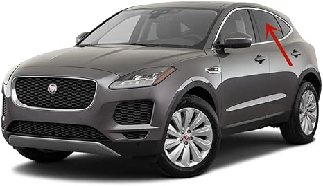 Driver Left Side Rear Door Window Door Glass Compatible with Jaguar E-PACE 2018-2024 Models