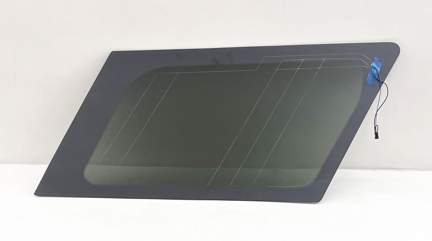 Tempered W/ Antenna Driver Left Side Quarter Window Quarter Glass Compatible with Ford Expedition 2018-2024 Models ( Not For Expedition Max )