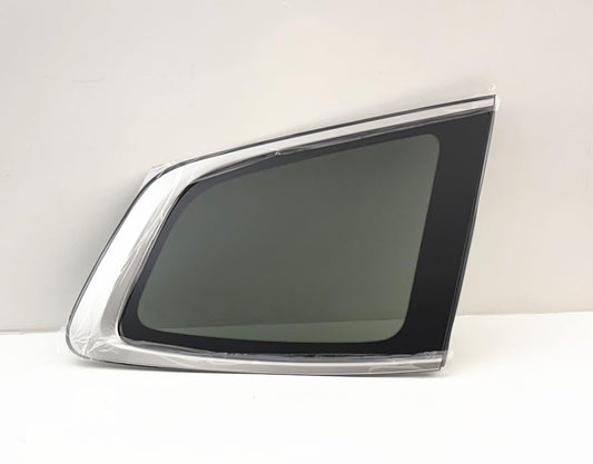 Chrome Moulding Style Tempered Passenger Right Side Quarter Window Quarter Glass Compatible with Kia Telluride 2020-2025 Models