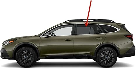 Driver Left Side Rear Door Window Door Glass Compatible with Subaru Outback 2020-2025 Models