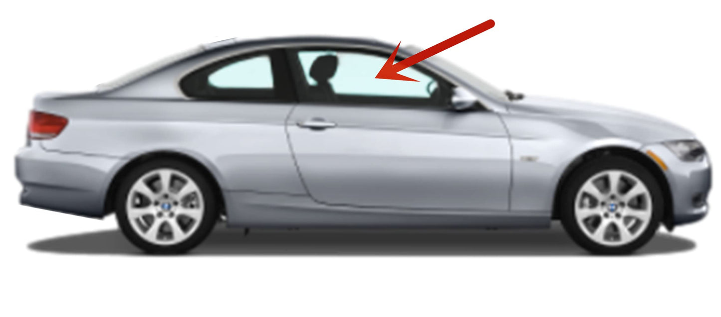 OEM Passenger Right Side Door Window Door Glass Compatible with BMW 328i 328xi 335i 335is 335xi M3 2 Door Coupe 2007-2013 Models