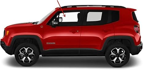 Driver Left Side Front Door Window Door Glass Compatible with Jeep Renegade 2015-2023 Models