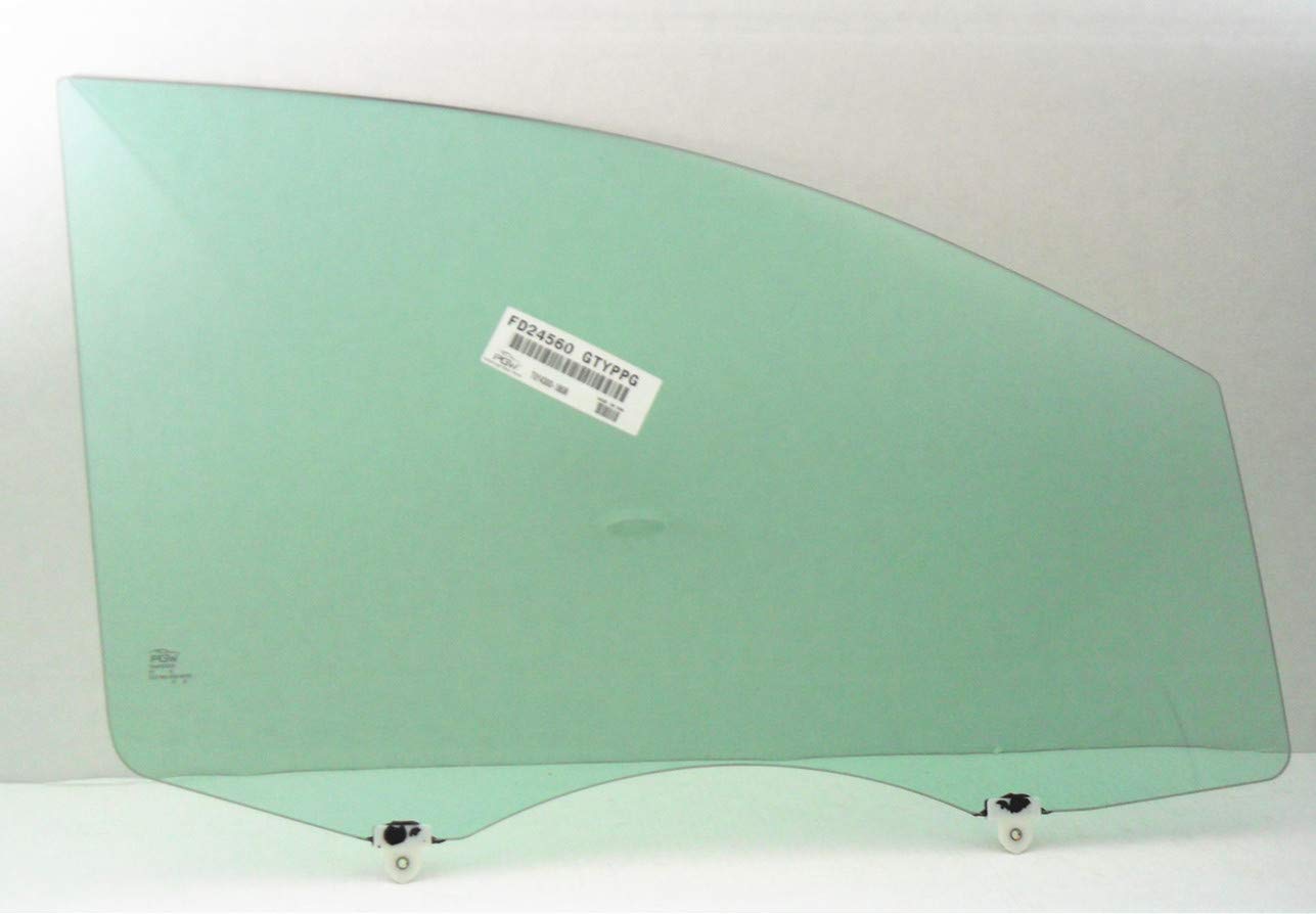 Passenger Right Side Front Door Window Door Glass Compatible with Toyota Sienna 2011-2020 Models