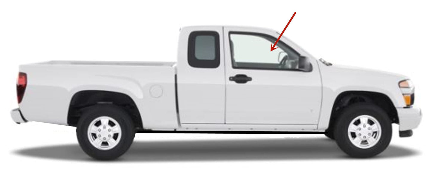 Passenger Right Side Front Door Window Door Glass Compatible with Chevrolet Colorado/GMC Canyon 2004-2012 Models