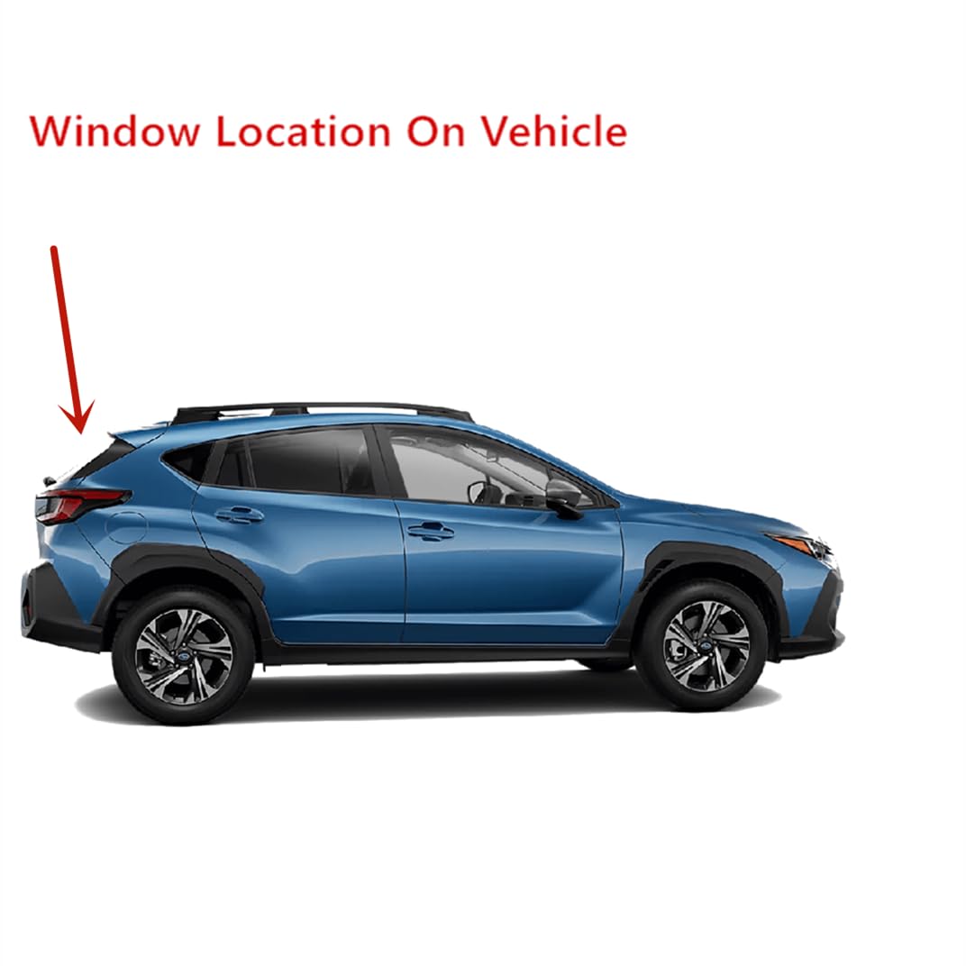 Heated Rear TailGate LiftGate Back Window Back Glass Compatible with Subaru Crosstrek 2024-2025 Models