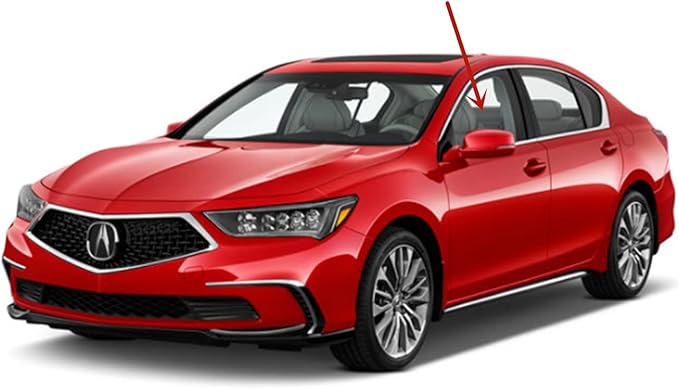 Tempered Driver Left Side Front Door Window Door Glass Compatible with Acura RLX 2014-2020 Models