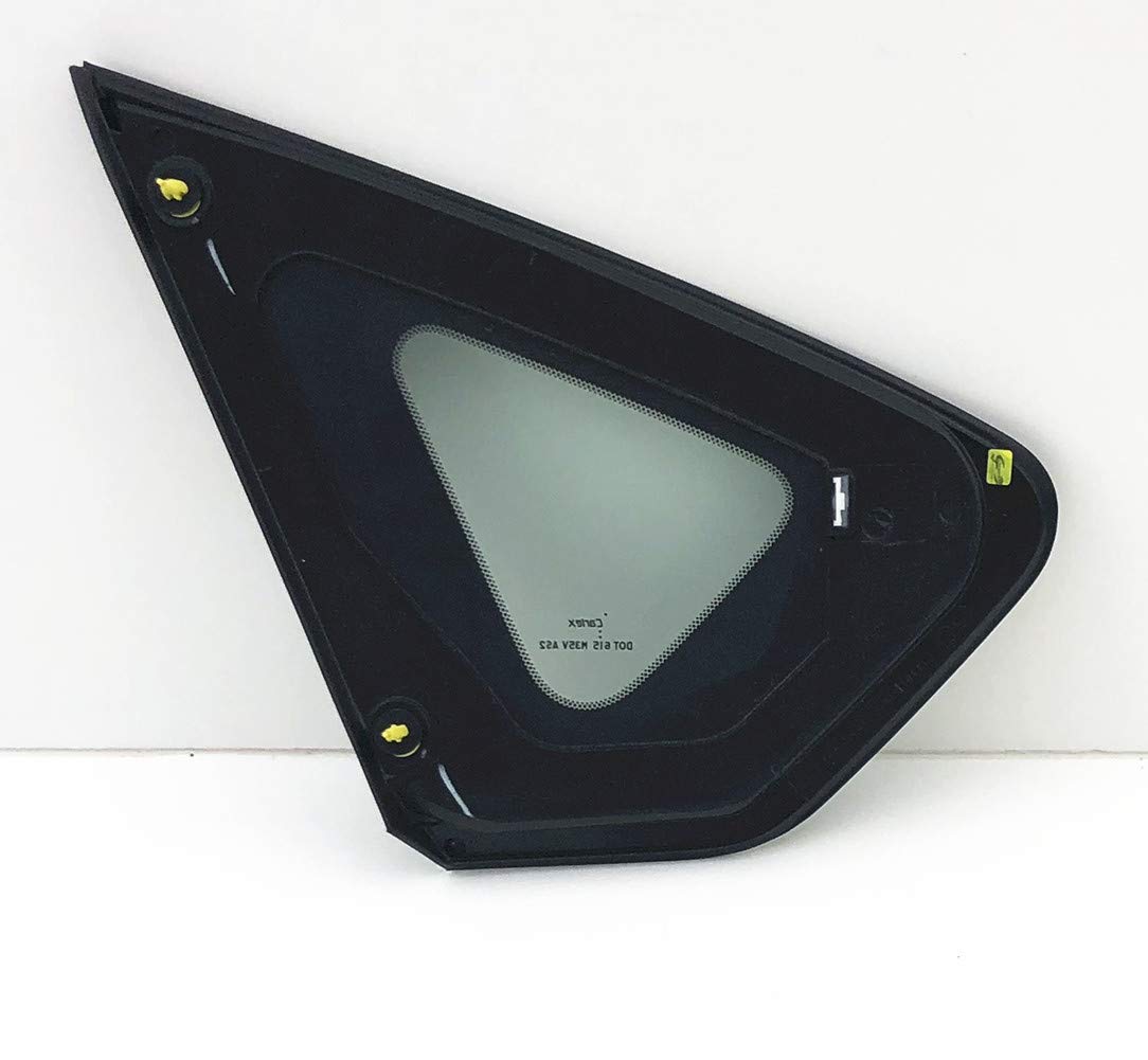 OEM Passenger Right Side Quarter Window Quarter Glass Compatible with Nissan Altima 4 Door Sedan 2013-2018 Models