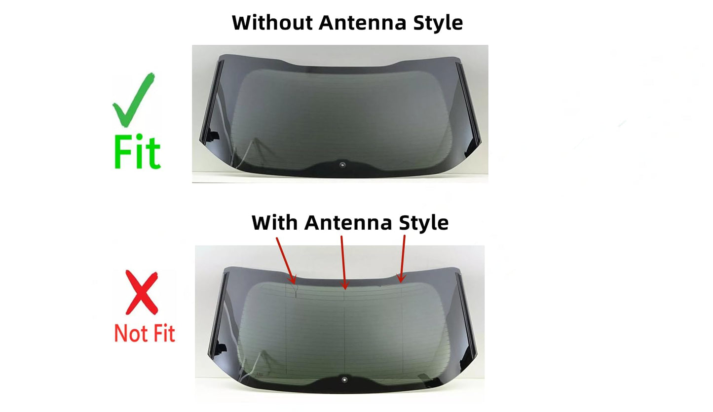 Privacy Heated Without Antenna Back Tailgate Window Back Glass Compatible with Ford Edge Back 2015-2024 Models