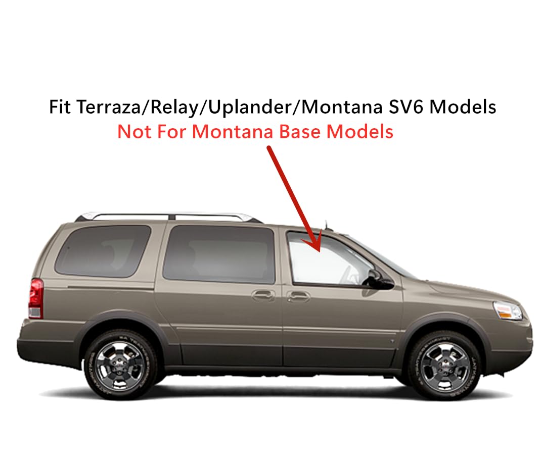 Passenger Right Side Front Door Window Door Glass Compatible with Chevrolet Uplander/Pontiac Montana SV6/Buick Terraza/Saturn Relay 2005-2009 Model