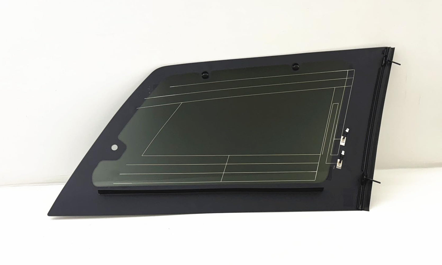 With Antenna-Style Movable Driver Left Side Quarter Window Quarter Glass Compatible with Toyota Sienna 2004-2010 Models