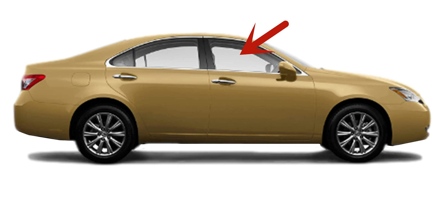Passenger Right Side Front Door Window Door Glass Compatible with Lexus ES350 4 Door Sedan 2007-2012 Models