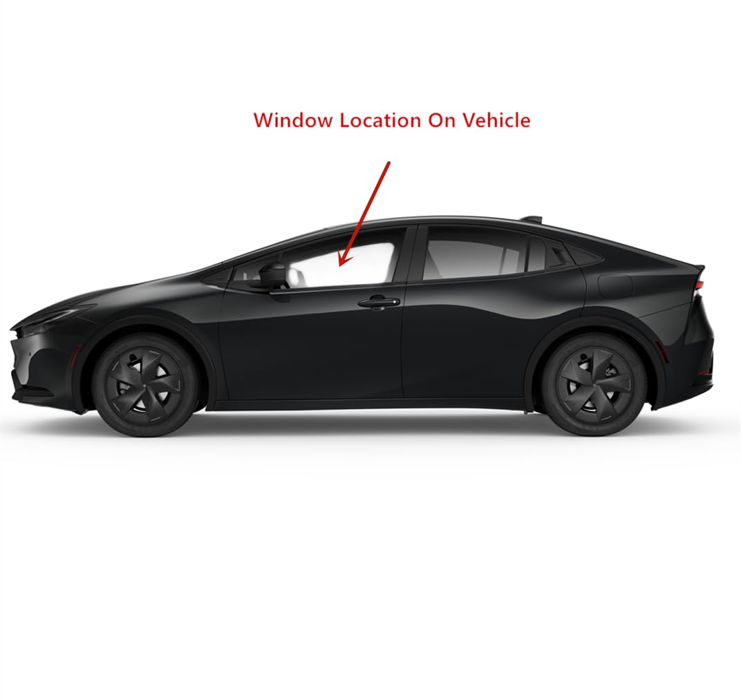 Laminated Driver Left Side Front Door Window Door Glass Compatible with Toyota Prius / Prius Prime / Plug-in 2023-2025 Models