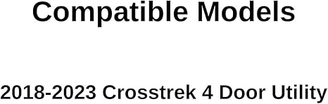 Passenger Right Side Rear Vent Window Vent Glass Compatible with Subaru Crosstrek 2018-2023 Models