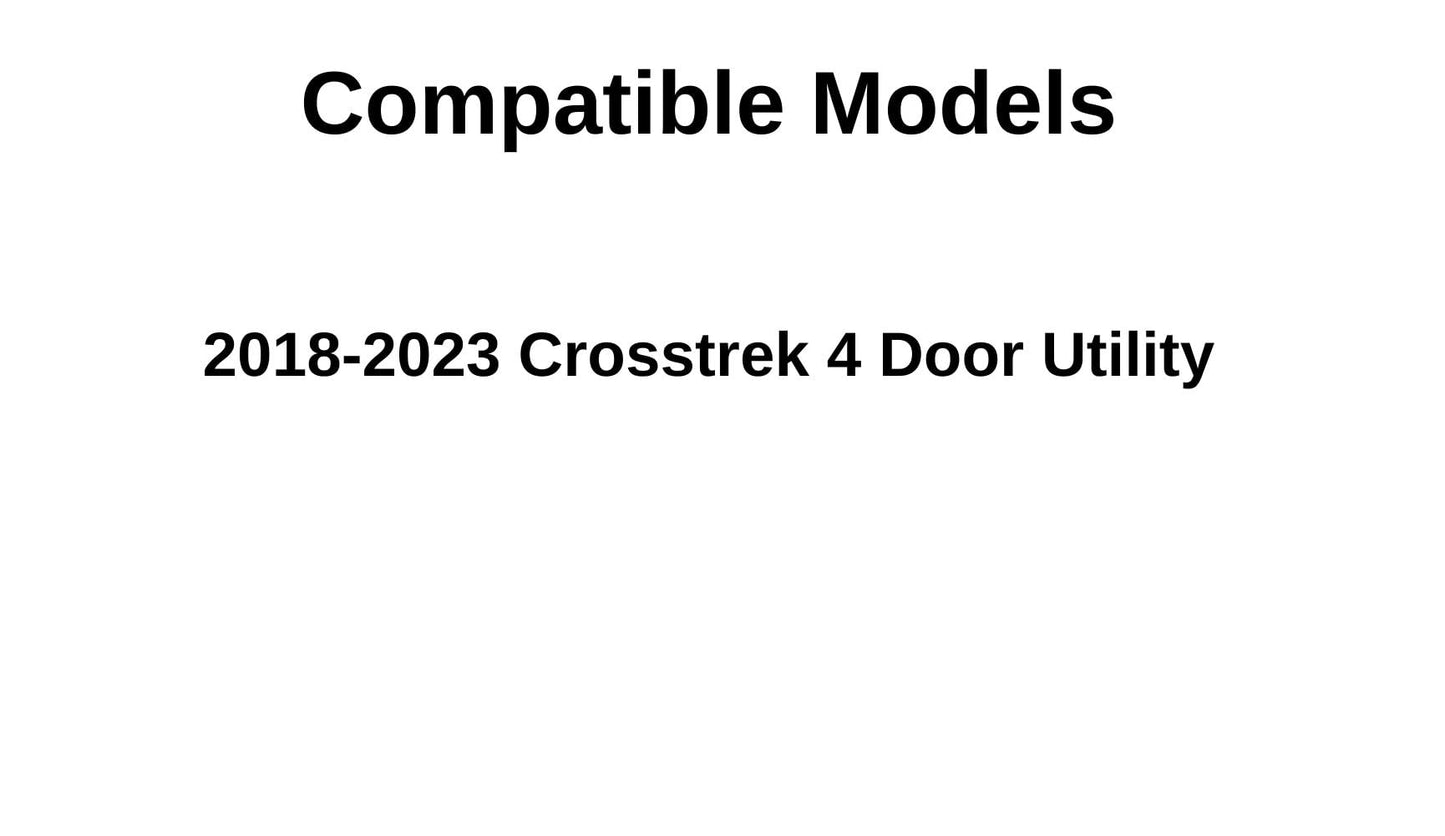 Back Window Rear Tailgate Glass Heated Privacy Compatible with Subaru Crosstrek 2018-2023 Models