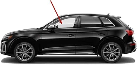Tempered Driver Left Side Front Door Window Door Glass Compatible with Audi SQ5 / Q5 2018-2025 Models