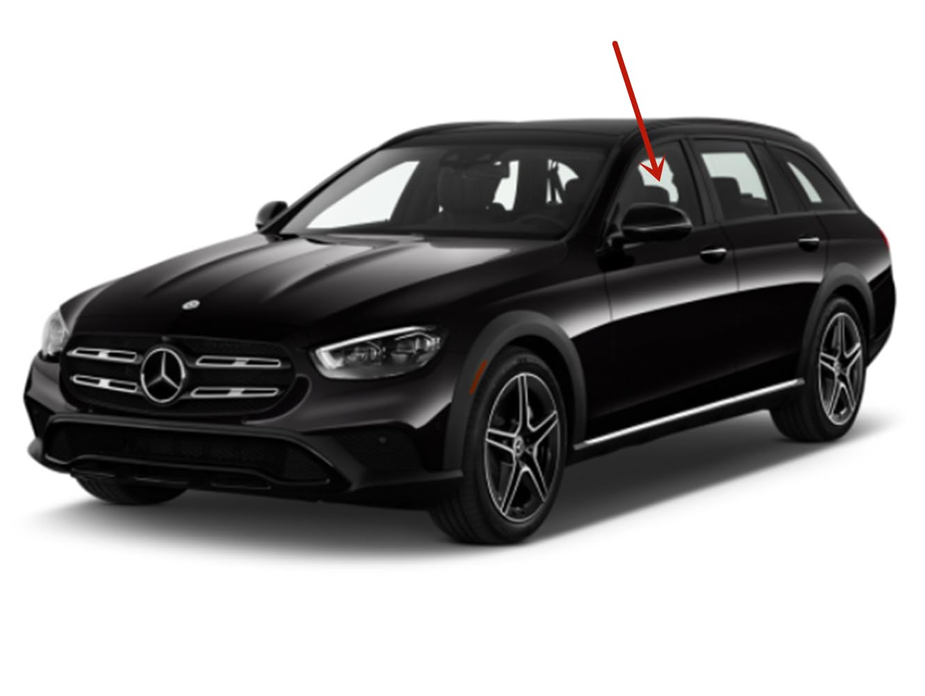 OEM Driver Left Side Front Door Window Door Glass Compatible with Mercedes Benz E300 E43AMG 2017-2019 / E350 2020-2022 / E53AMG 2019-2022 / E-Class 2017-2022 4 Door Models