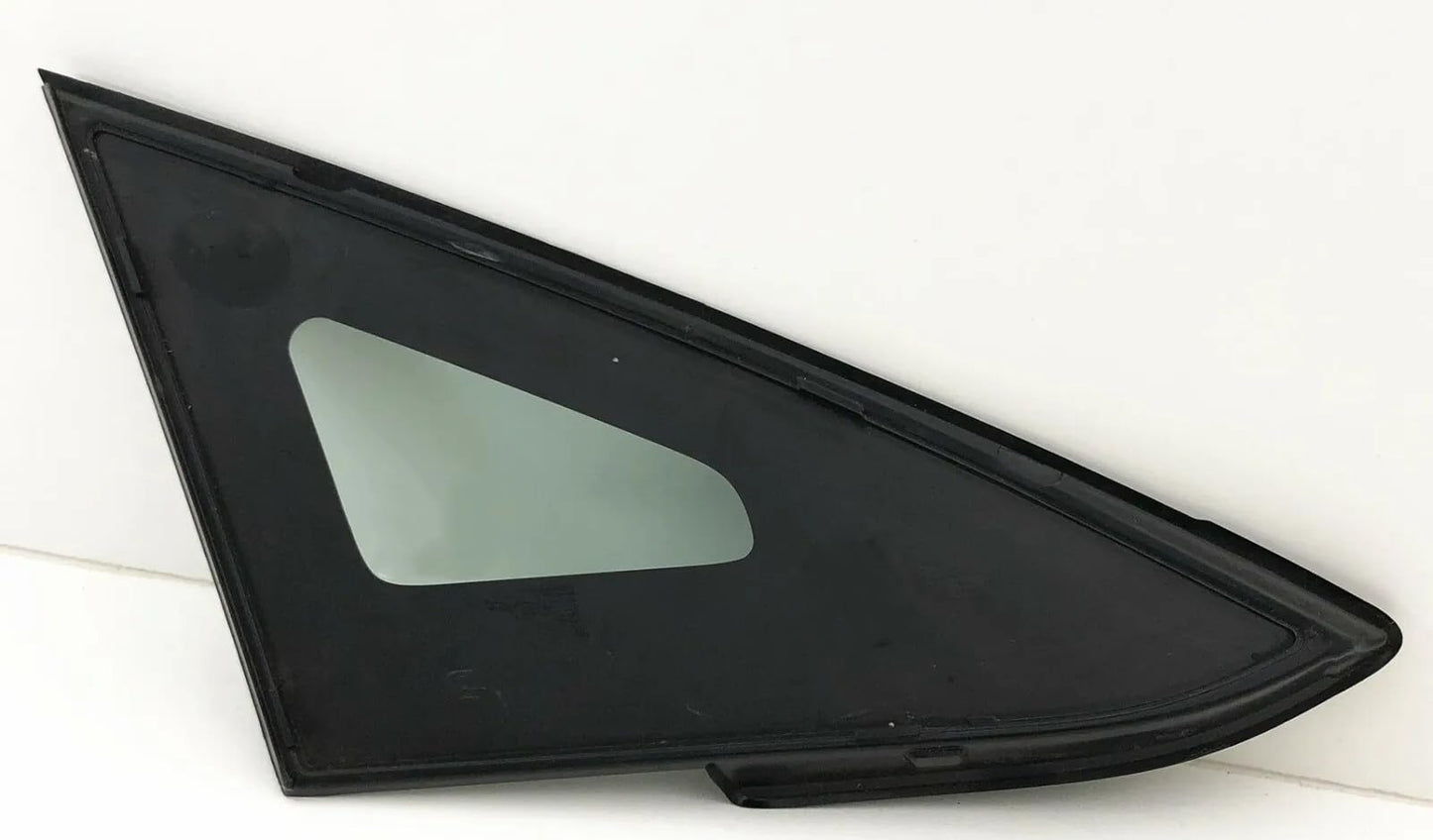 Tempered Black Moulding Style Driver Left Side Front Vent Window Vent Glass Compatible with Ford Fiesta 2011-2019 Models
