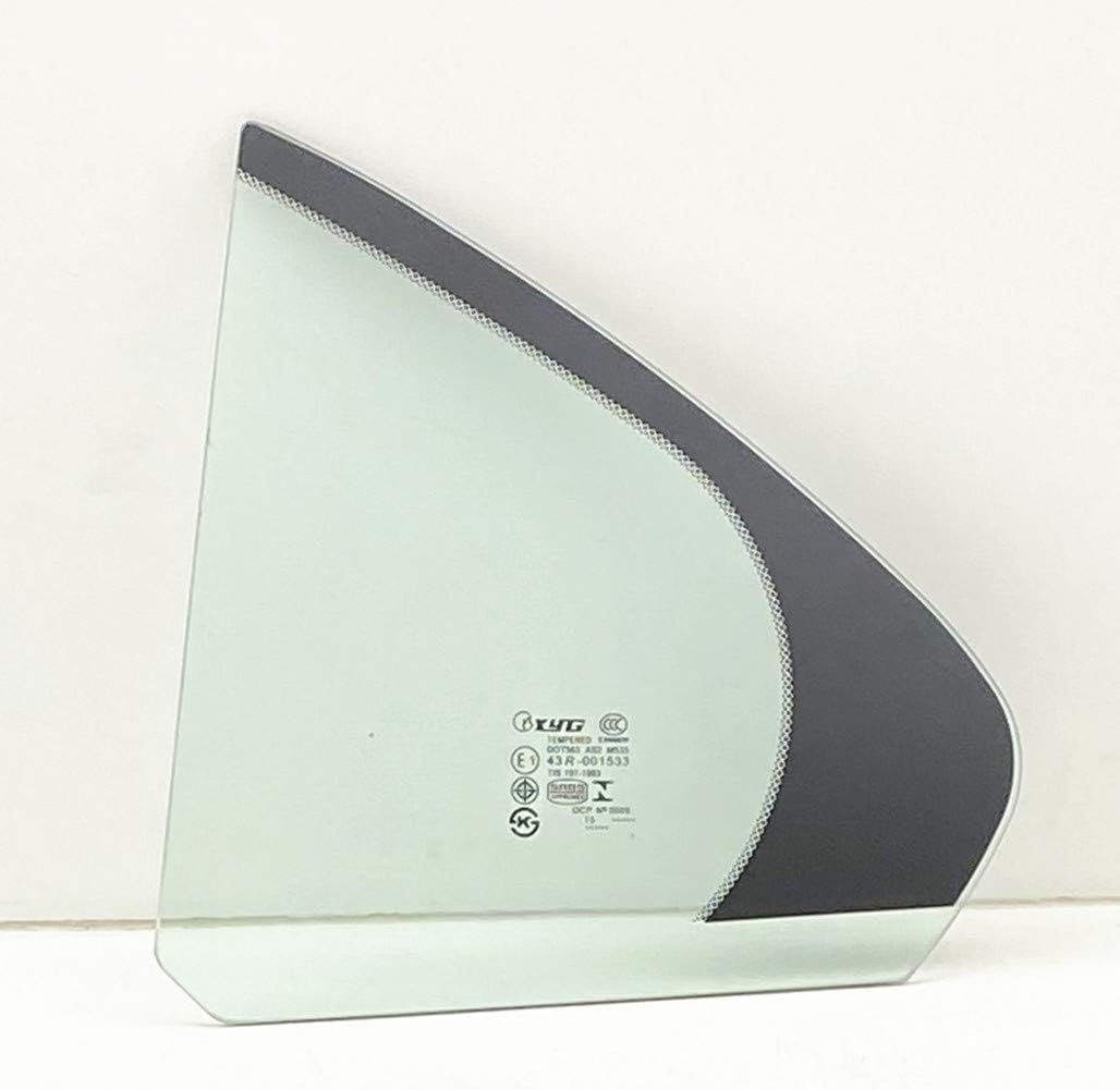 Driver Left Side Rear Vent Window Vent Glass Compatible with Acura TSX 2004-2008 Models Glass Only