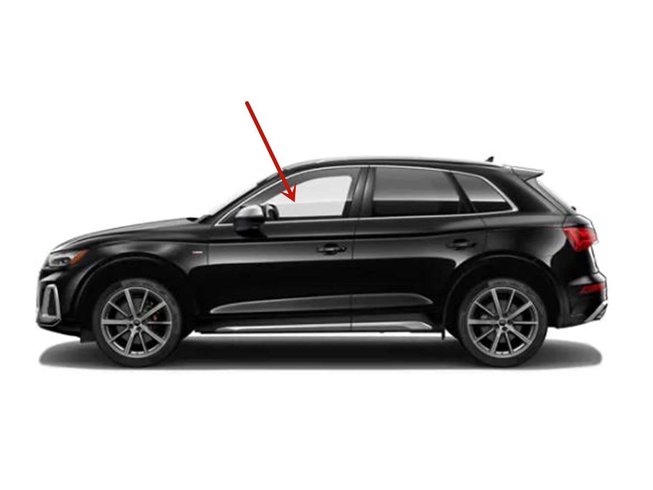 OEM Driver Left Side Front Door Window Door Glass Compatible with Audi SQ5 / Q5 2018-2023 Models