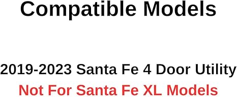 Driver Left Side Rear Door Window Door Glass Compatible with Hyundai Santa Fe 2019-2023 Models