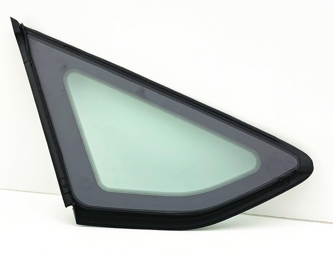 Black Moulding Style Passenger Right Side Quarter Window Quarter Glass Compatible with Ford Focus/Focus Rally Sport 4-Door Hatchback 2012-2018 Models