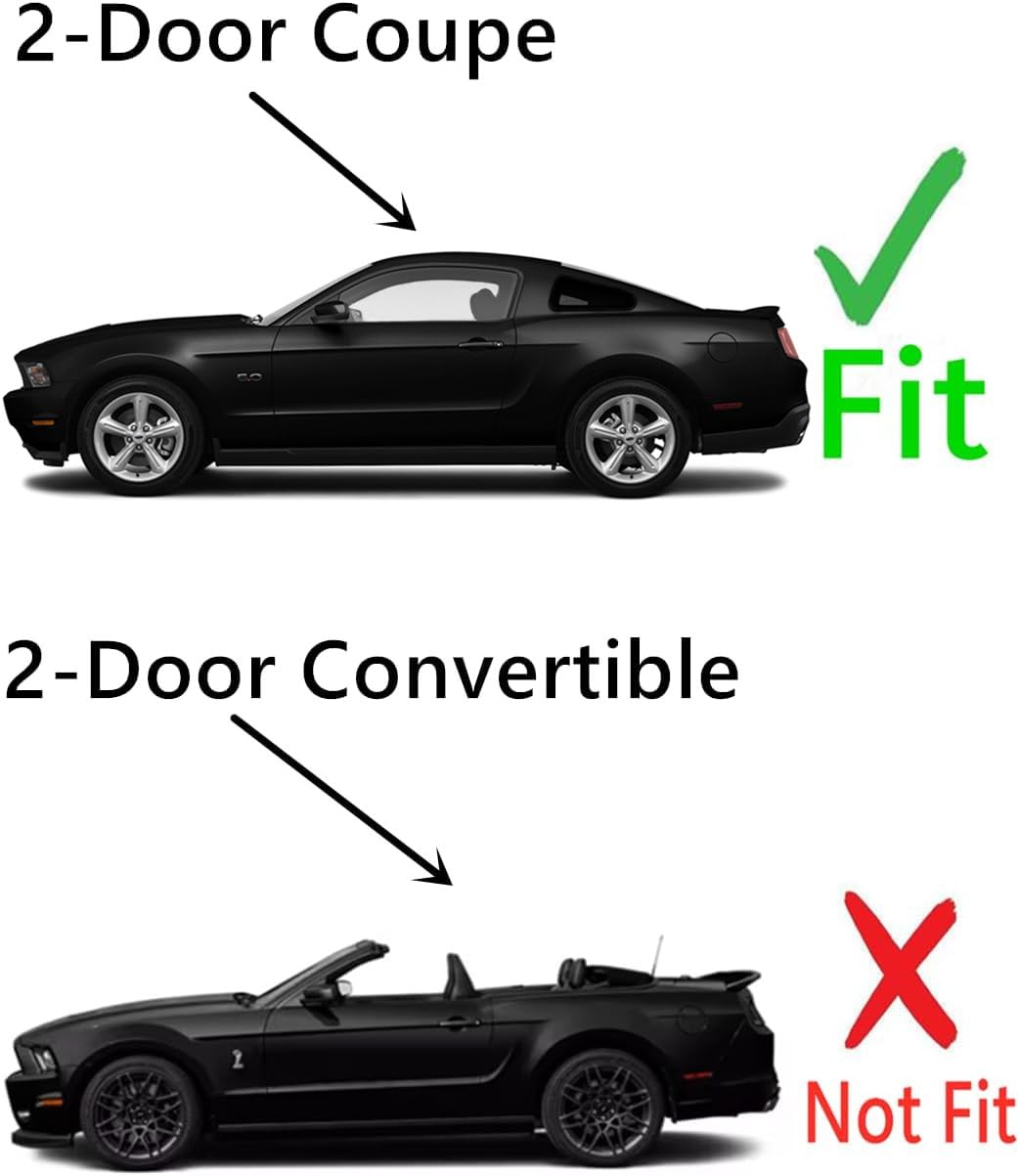 Factory Privacy Tinted Driver Left Side Quarter Window Quarter Glass Compatible with Ford Mustang 2-Door Coupe 2010-2014 Models