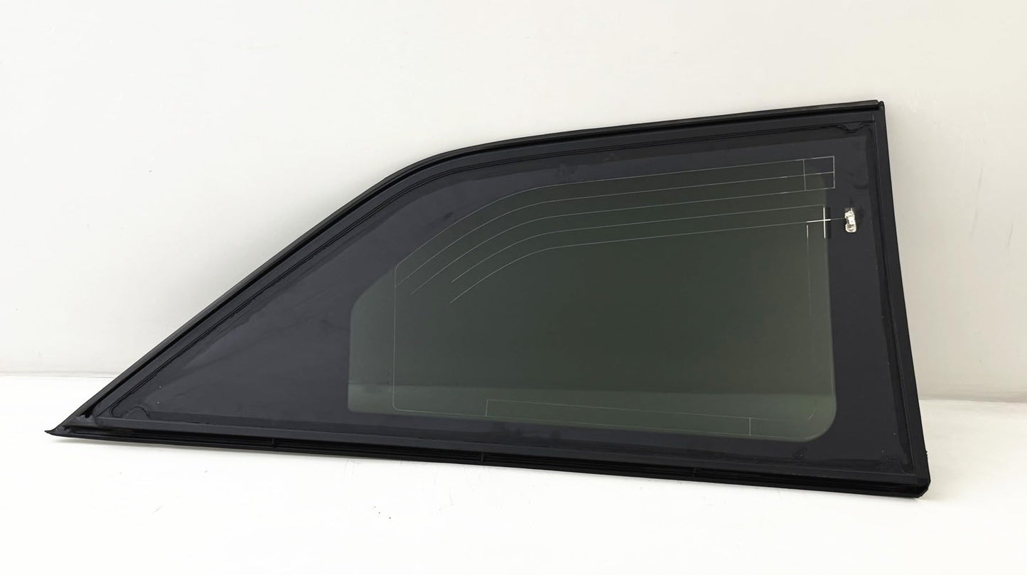 Factory Privacy Tinted With-Antenna Style Driver Left Side Quarter Window Quarter Glass Compatible with Honda Odyssey 2011-2017 Models