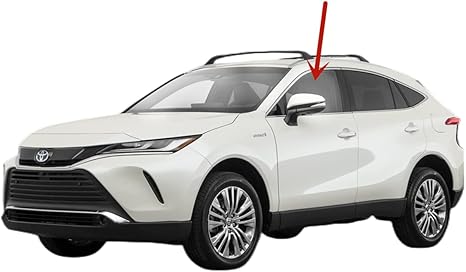 Driver Left Side Front Door Window Door Glass Compatible with Toyota Venza 2021-2024 Models