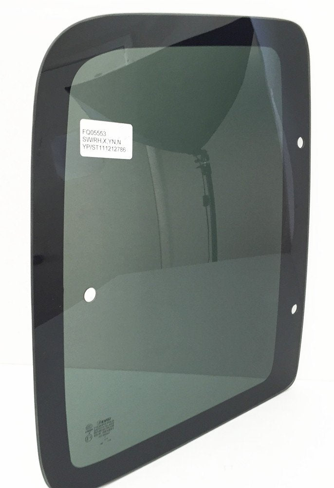 Passenger Right Side Rear Quarter Glass Quarter Window Movable Compatible with Toyota T100 Pickup 2 Door Extended Cab 1995-1998 Models