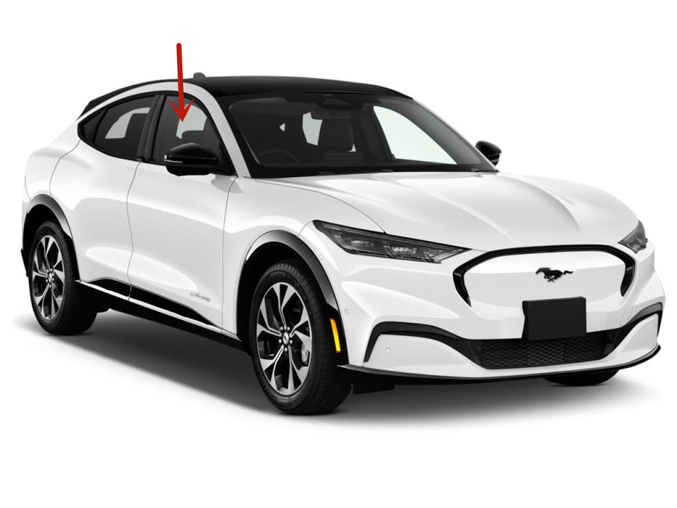 OEM Laminated Passenger Right Side Front Door Window Door Glass Compatible with Ford Mustang Mach-E 2021-2025 Models