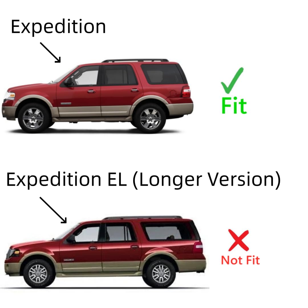 Movable Driver Left Side Quarter Window Quarter Glass Compatible with Ford Expedition 2007-2017 Models (Not For Expedition EL)