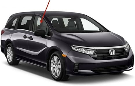 Lamianted Passenger Right Side Front Door Window Door Glass Compatible with Honda Odyssey 2018-2025 Models