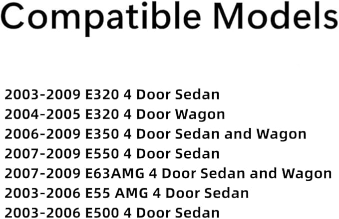 Driver Left Side Front Door Window Door Glass Compatible with Mercedes Benz E320 E350 E500 E550 E55AMG E63AMG 2003-2009 4 Door Sedan / E350 E320 E63AMG 2004-2009 4 Door Wagon Models