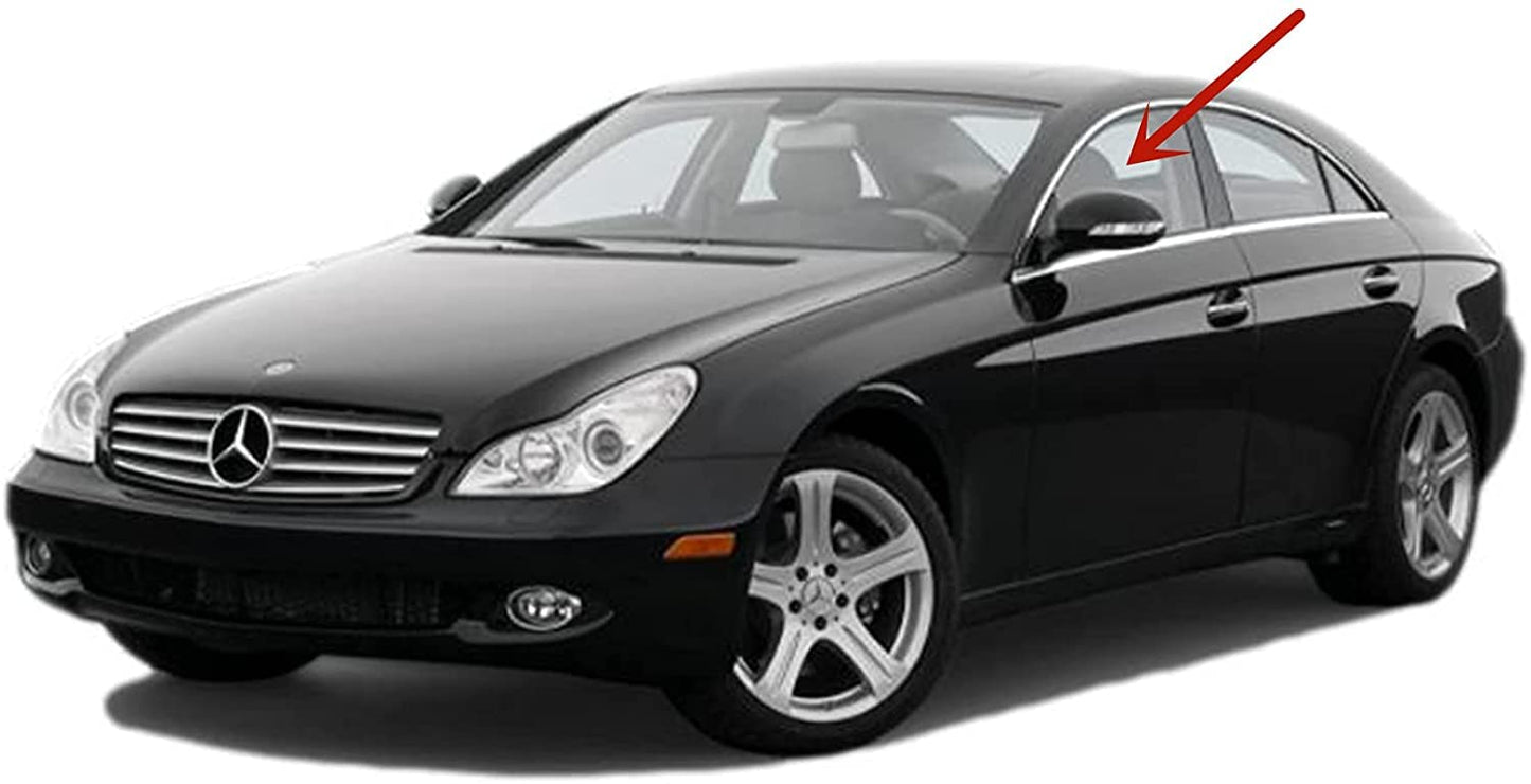 Driver Left Side Front Door Window Door Glass Compatible with Mercedes Benz CLS500 / CLS550 / CLS55 AMG / CLS63 AMG 2006-2011 Models
