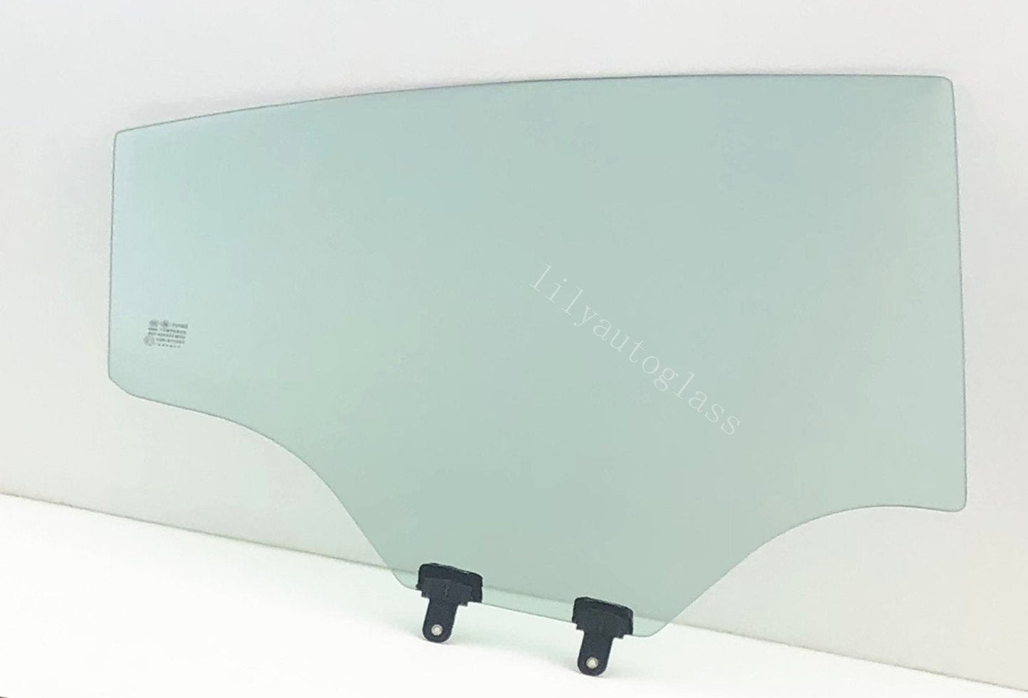 Passenger Right Side Rear Door Window Door Glass Compatible with Kia Rio 4 Door Sedan 2012-2017 Models