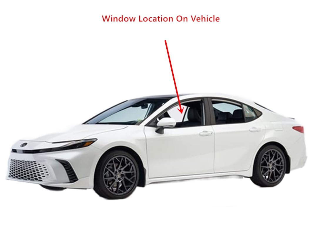 Laminated Driver Left Side Front Door Window Door Glass Compatible with Toyota Camry 2025 Models