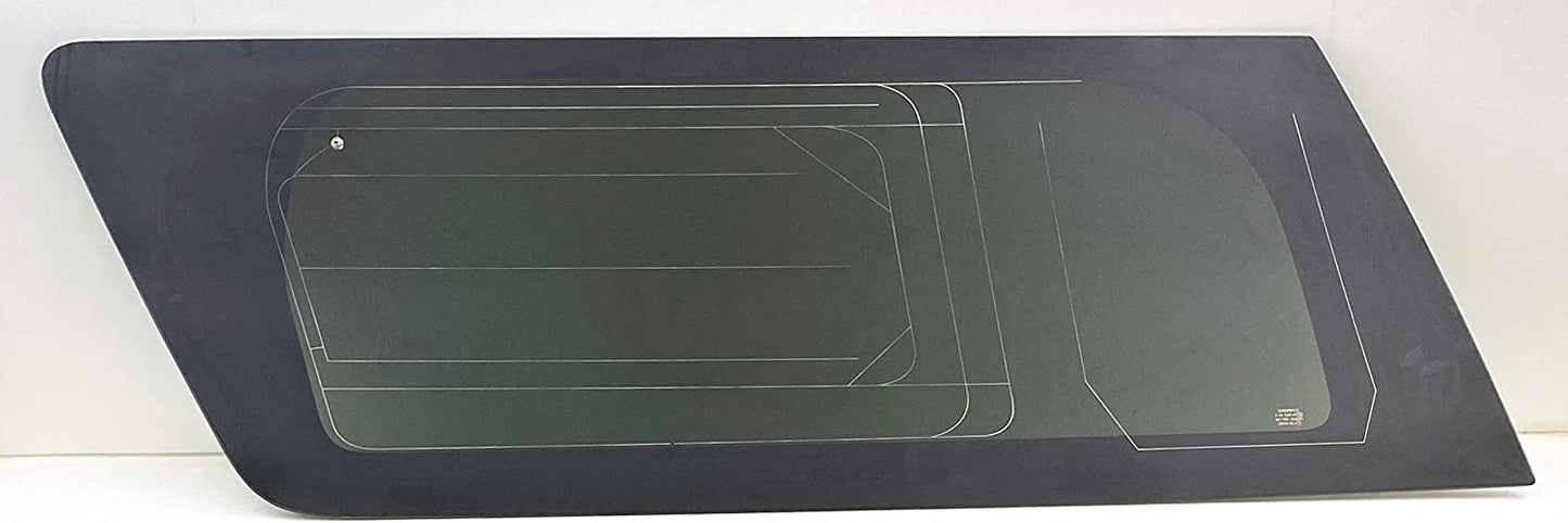 Passenger Right Side Quarter Window Quarter Glass with Antenna Style Compatible with Chevrolet Suburban 1500 & 2500/GMC Yukon XL 1500 & 2500/Cadillac Escalade ESV 2011-2014 Models