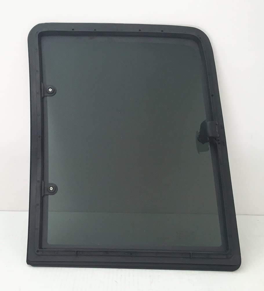 Movable Passenger Right Side Quarter Window Quarter GlassW/Frame & Latch Compatible with Chevrolet/GMC Pickup C1500 K1500 1988-1999 / C2500 K2500 C3500 K3500 1988-2000 2 Door Extended Cab Models