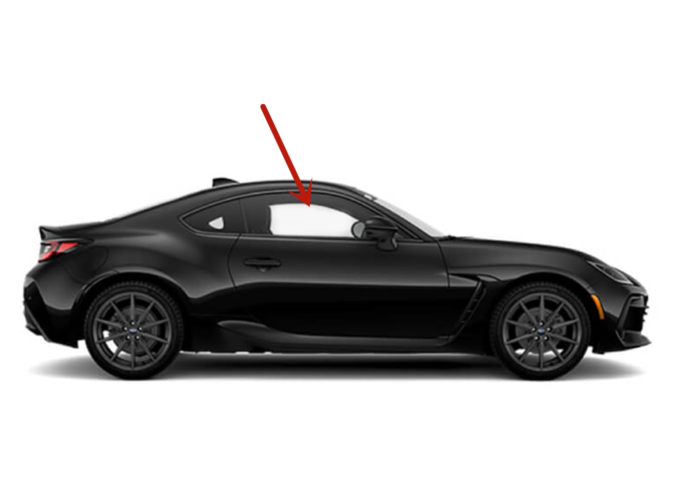 Tempered Passenger Right Side Door Window Door Glass Compatible with Subaru BRZ / Toyota GR86 2022-2025 Models