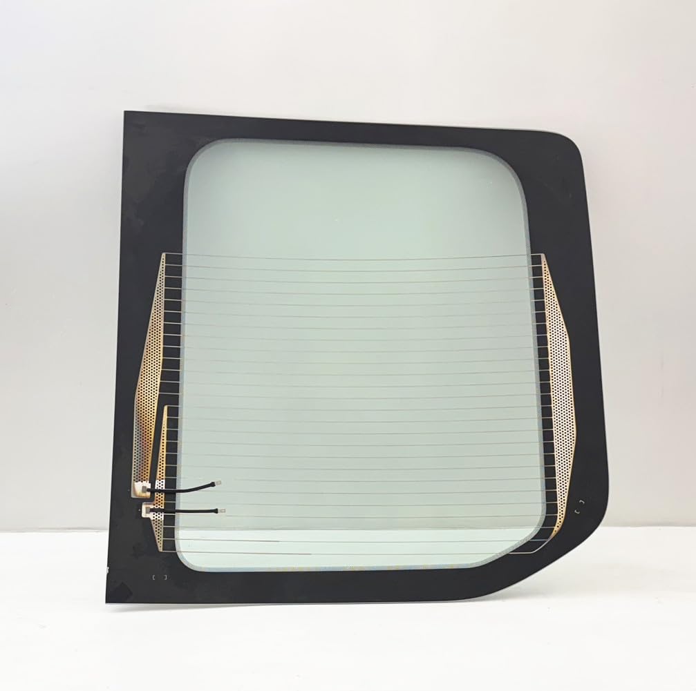Heated Rear Back Window Back Glass Driver Left Side Compatible with Ford Transit 100.8" Mid-Roof & 110.2'' High-Roof Van 2015-2025 Models (Not for Low-Roof , Or Transit Connect)