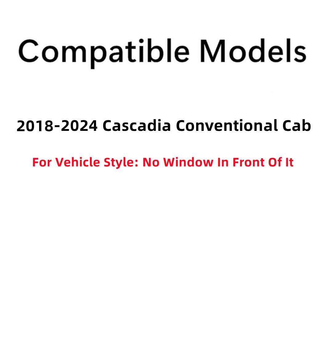 Passenger Right Side Front Door Window Door Glass Compatible with Freightliner Cascadia 2018-2024 Models