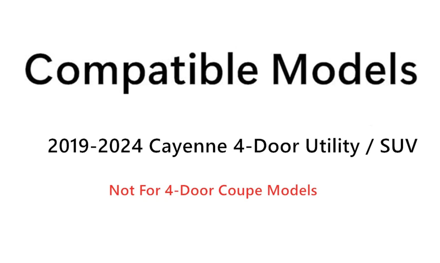 Tempered Driver Left Side Front Door Window Glass Compatible with Porsche Cayenne SUV 2019-2024 Models (Not For Coupe)