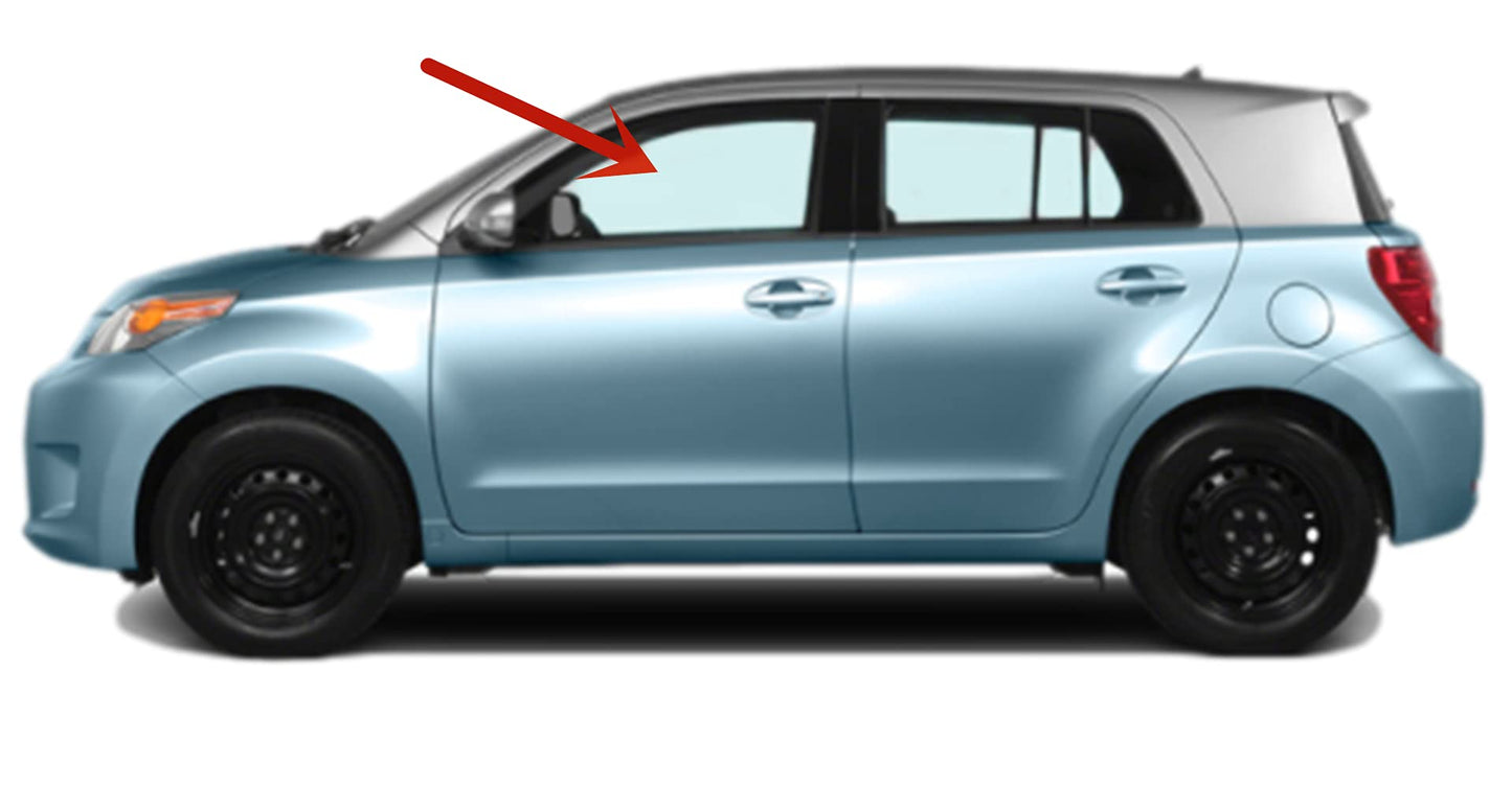 Driver Left Side Front Window Glass Compatible with Scion XD 4 Door Hatchback 2008-2014 Models